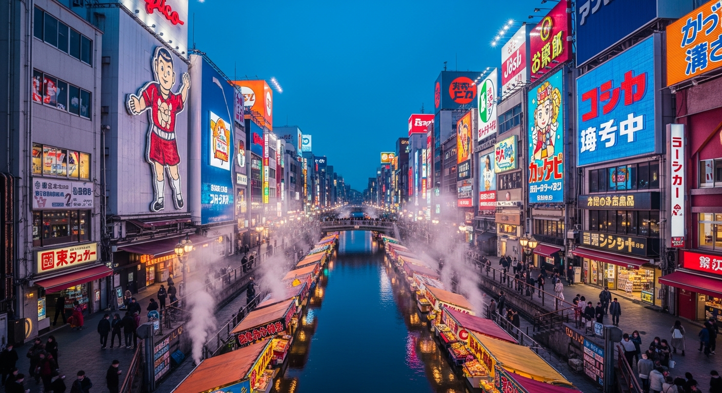 Osaka Food Tours: Dotonbori & Shinsekai
